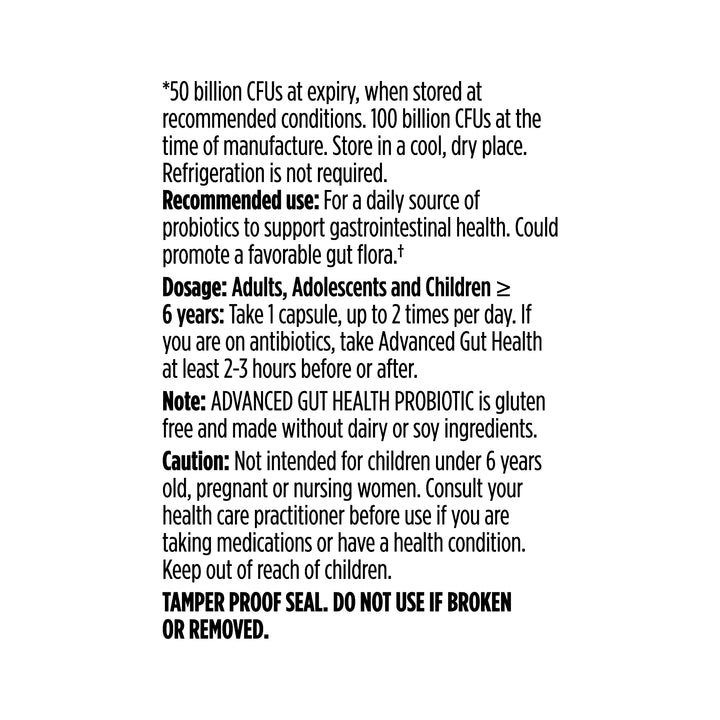 extra-strength probiotic | 50 billion