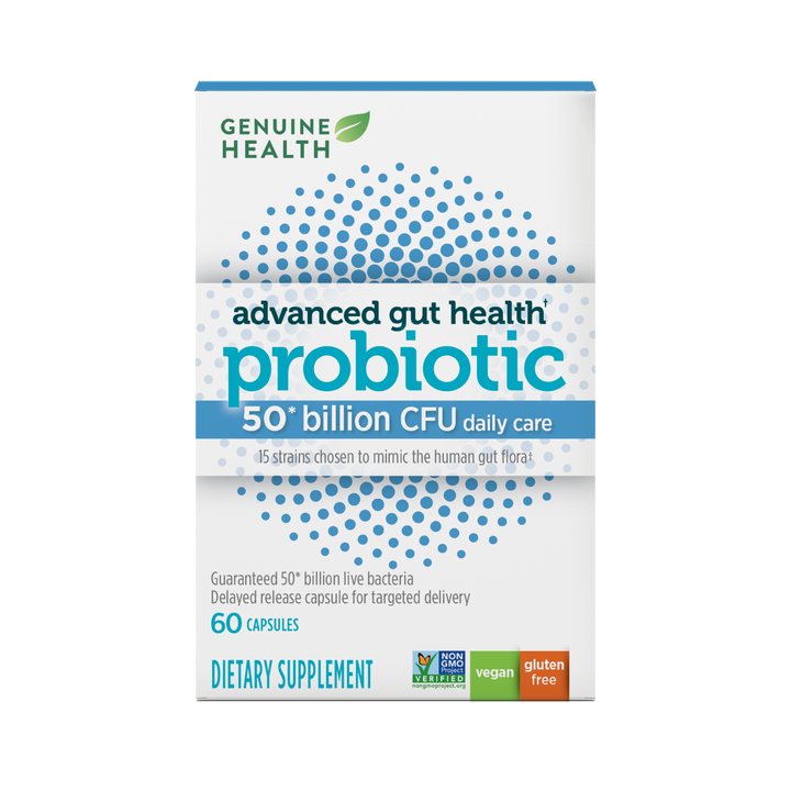 Genuine Health extra-strength probiotic 50 billion |60 capsules
