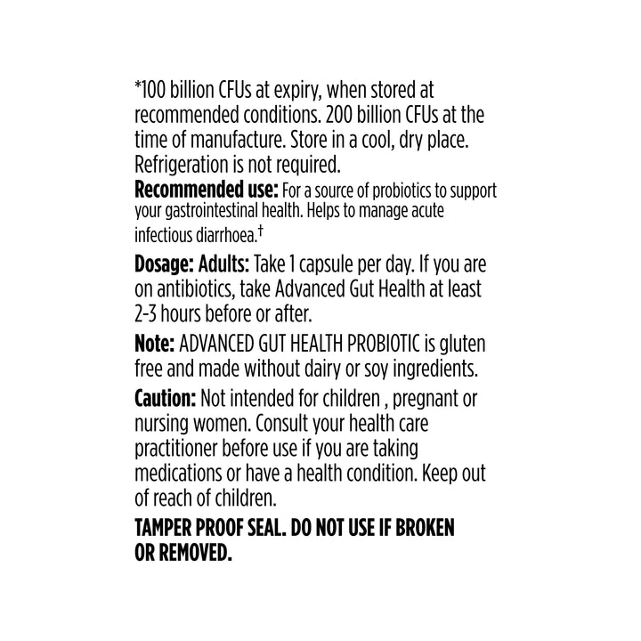 re-balancing probiotic | 100 billion