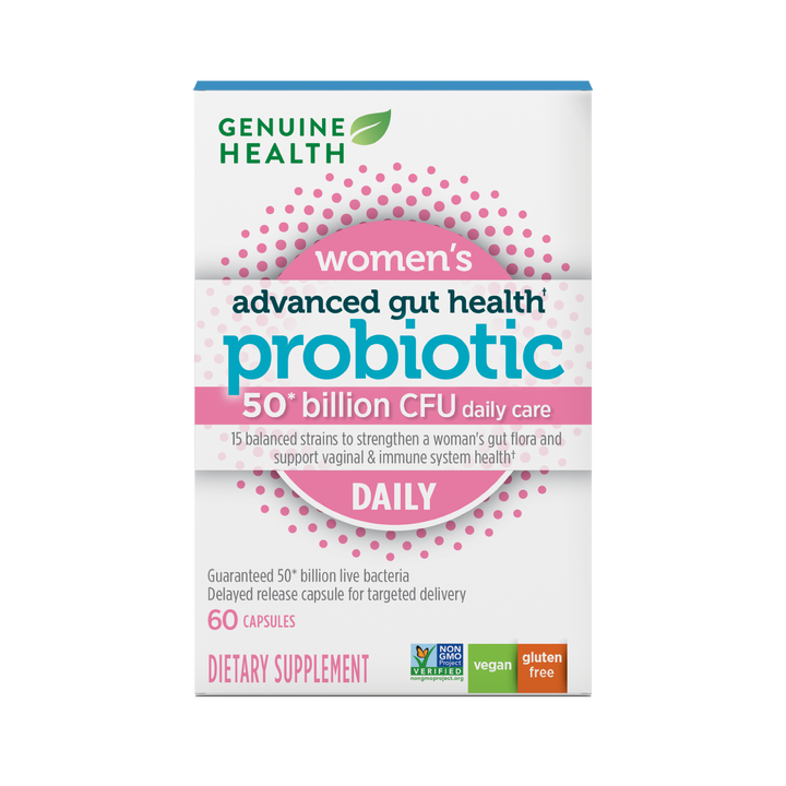 Genuine Health women's daily probiotic 50 billion |60 capsules