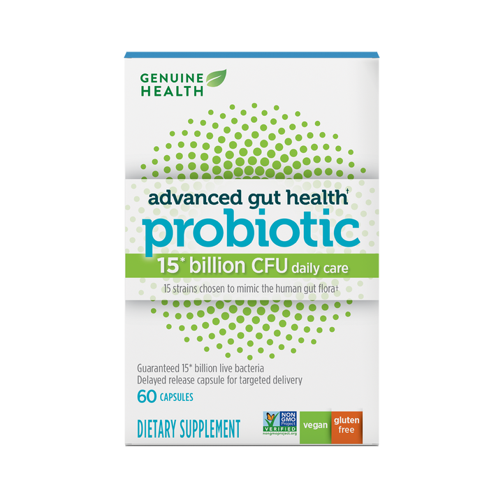 Genuine Health gentle-care probiotic 15 billion |60 capsule