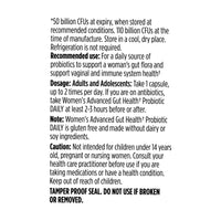 women's daily probiotic | 50 billion