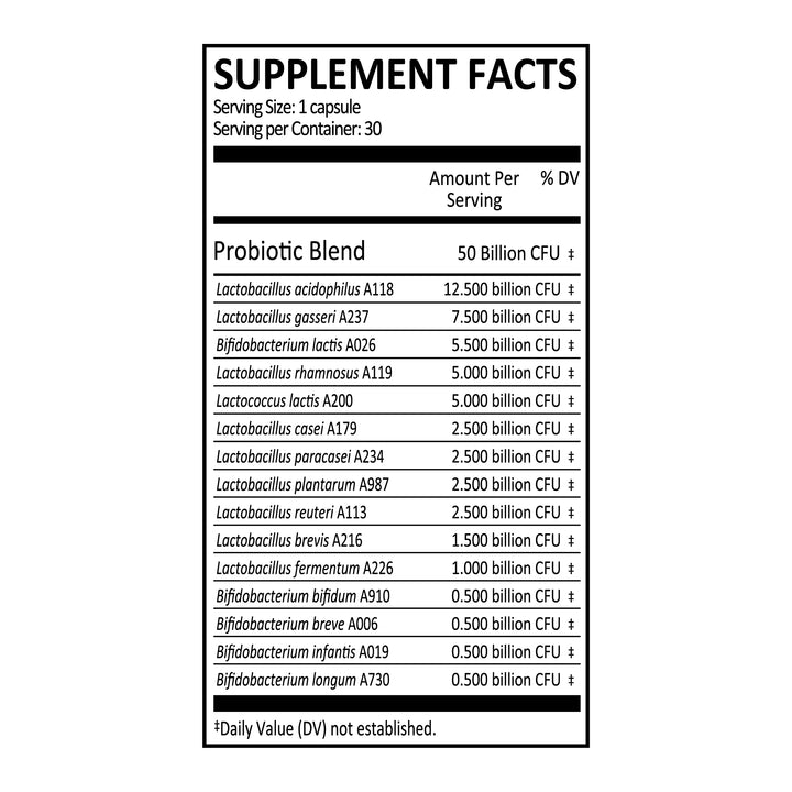 women's daily probiotic | 50 billion