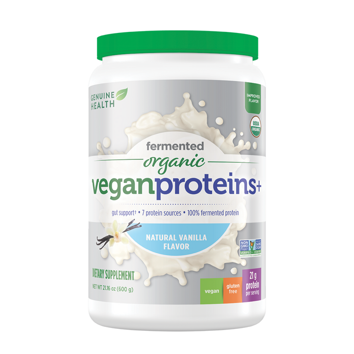 fermented organic vegan protein | vanilla