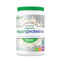 Genuine Health's fermented organic vegan proteins unflavored front image