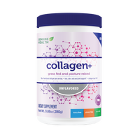 Genuine Health's clean collagen unflavored front image