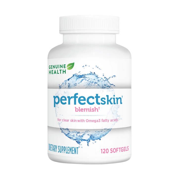 Genuine Health's perfect skin blemish treatment front image