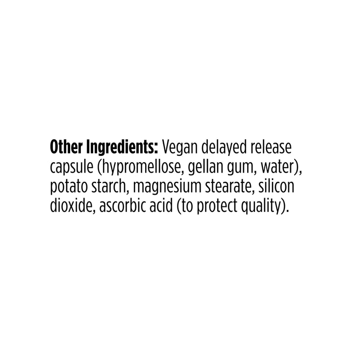 label Genuine Health's advanced gut health probiotic 15 billion CFU ingredients