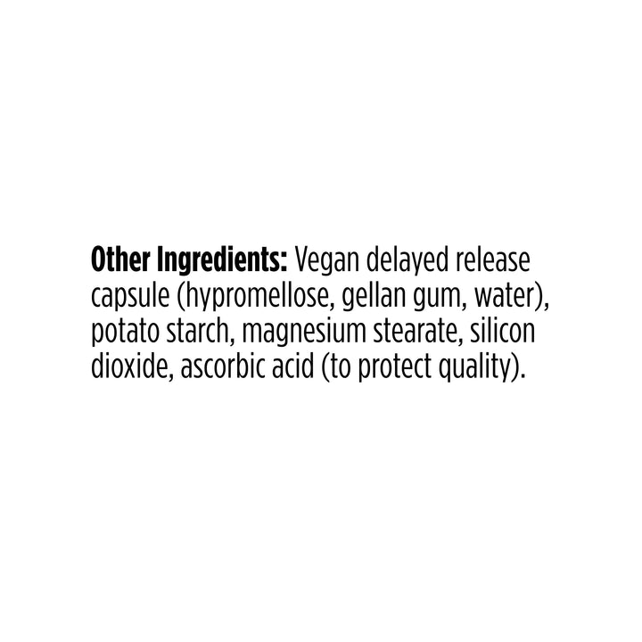 label Genuine Health's advanced gut health probiotic 50 billion CFU ingredients