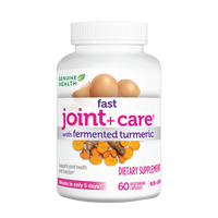 Genuine Health's fast joint care with fermented turmeric front image