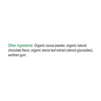label Genuine Health's fermented organic vegan proteins chocolate flavor ingredients