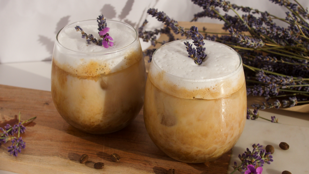 Honey Lavender Iced Latte