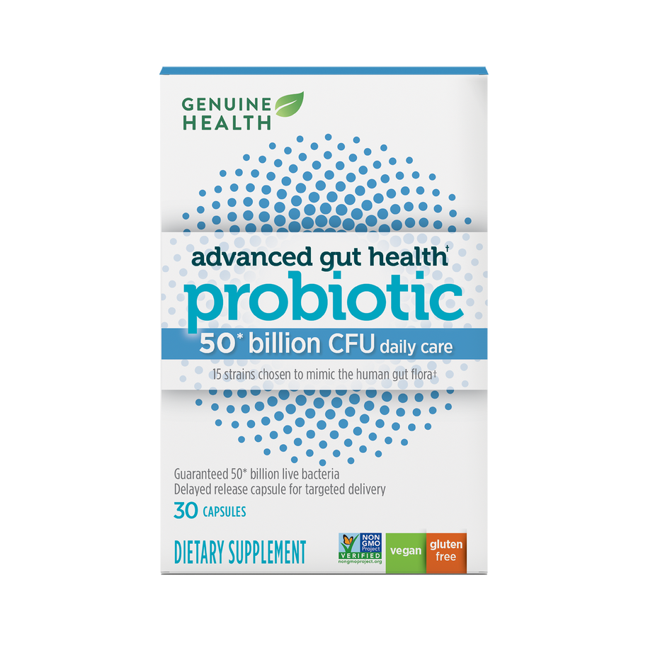 Genuine Health extra-strength probiotic  50 billion |30 capsules