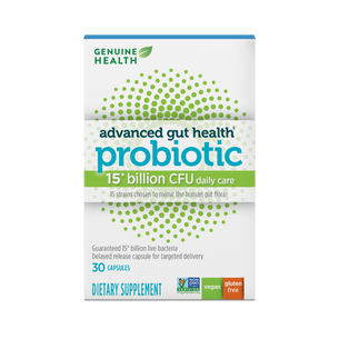 Genuine Health gentle-care probiotic 15 billion|30 capsule