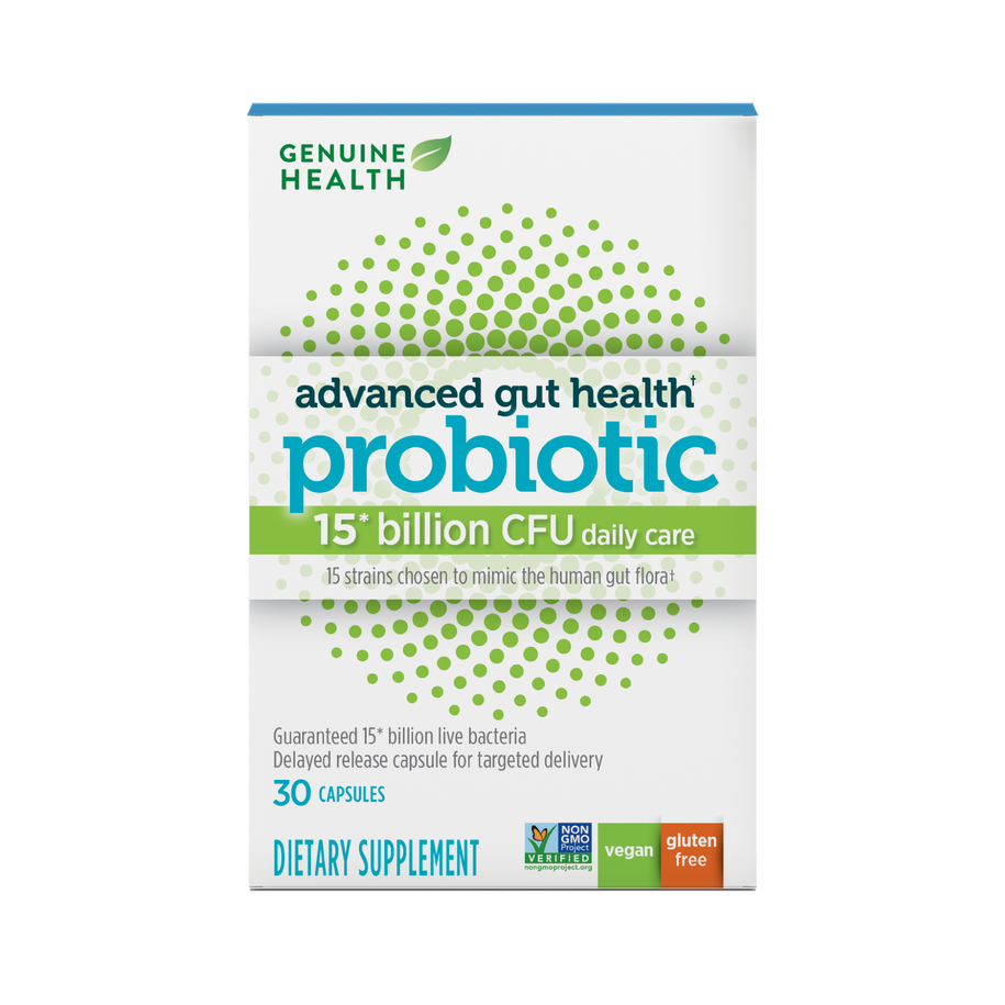 Genuine Health gentle-care probiotic 15 billion|30 capsule